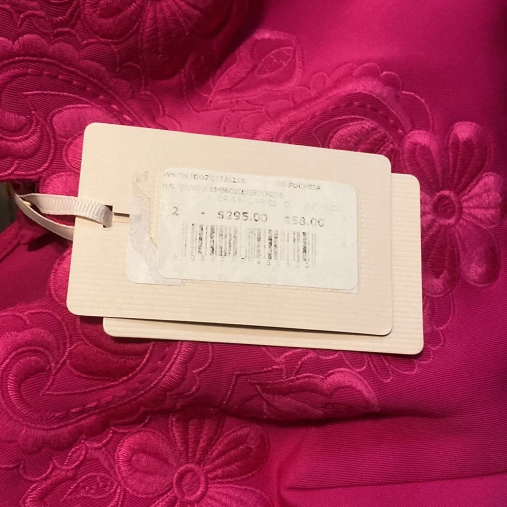 Ted Baker London “Talia” dress - Fuschia / Hot Pink. Never worn. - Picture 5 of 5